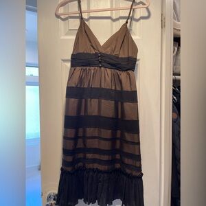 Bcbg brown & black dress‎